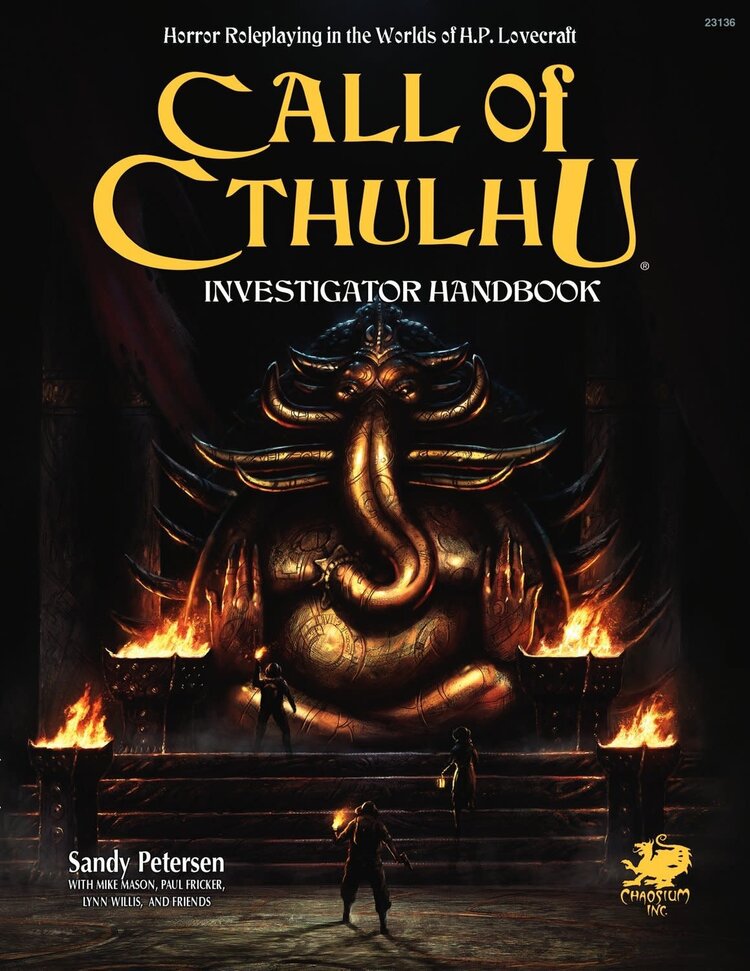CHAOSIUM GAMES INC CALL OF CTHULHU RPG INVESTIGATORS HANDBOOK 7TH ED