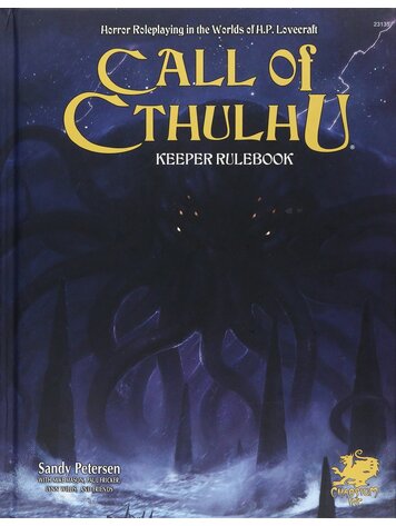 CHAOSIUM GAMES INC CALL OF CTHULHU: KEEPER RULEBOOK 7TH ED