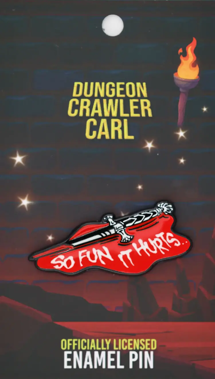 FOAM BRAIN GAMES SO FUN IT HURTS ENAMEL PIN