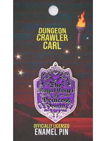 FOAM BRAIN GAMES THE ROYAL COURT OF PRINCESS DONUT ENAMEL PIN