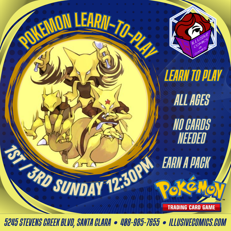 LEARN TO PLAY POKEMON - SUNDAYS (12:30PM) 7/5