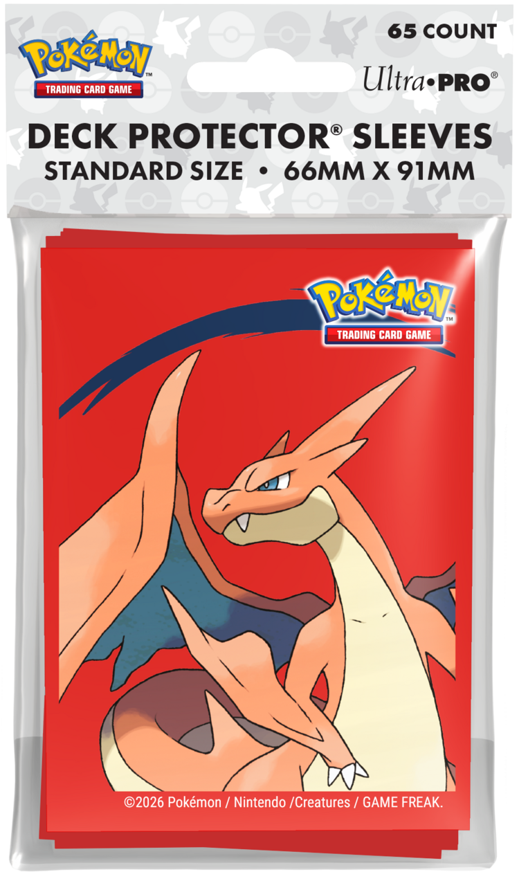 ULTRA PRO ULTRA PRO POKEMON DECK PROTECTOR SLEEVES MEGA CHARIZARD Y 65 CT