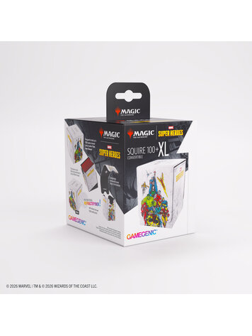 GAMEGENIC GAMEGENIC MTG MSH SQUIRE 100+ XL DECK BOX MARVEL AGE