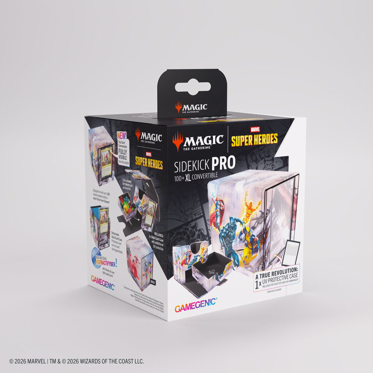 GAMEGENIC GAMEGENIC MTG MSH SIDEKICK PRO 100+ XL SUPER HEROES