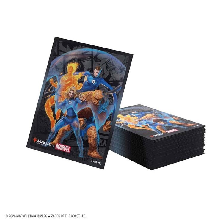 GAMEGENIC GAMEGENIC MTG MSH STANDARD CARD SLEEVES: FANTASTIC FOUR