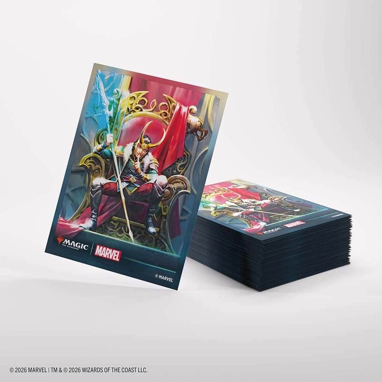 GAMEGENIC GAMEGENIC MTG MSH STANDARD CARD SLEEVES: LOKI/DOCTOR DOOM