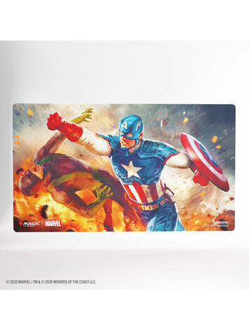 GAMEGENIC GAMEGENIC MTG MSH PRIME PLAYMAT CAPTAIN AMERICA