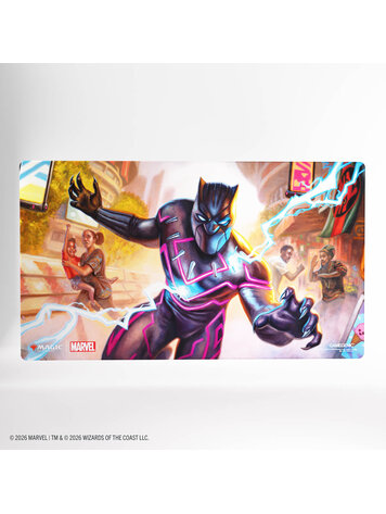 GAMEGENIC GAMEGENIC MTG MSH SHINY PLAYMAT BLACK PANTHER