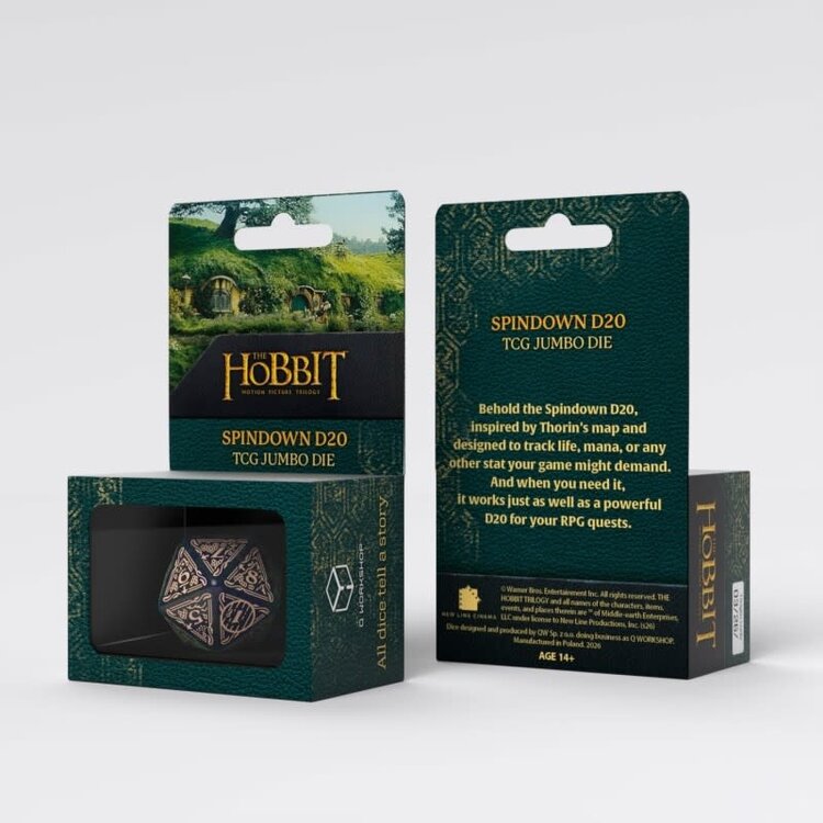 THE HOBBIT SPINDOWN D20 - TIDEBORN TCG JUMBO DIE