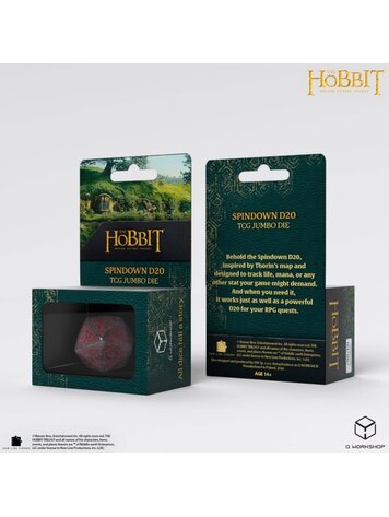 THE HOBBIT SPINDOWN D20 - LUNARIS TCG JUMBO DIE