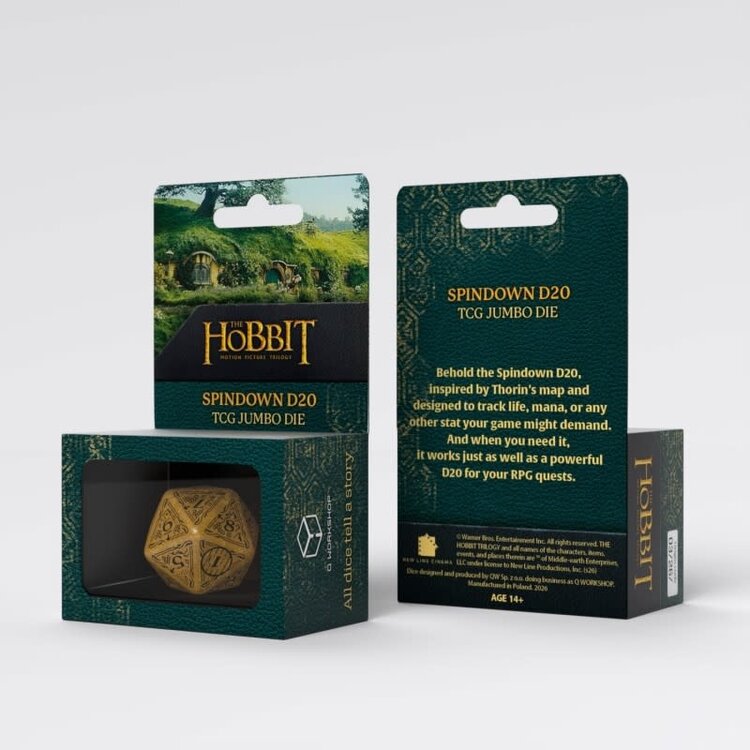 THE HOBBIT SPINDOWN D20 - SOLARIS TCG JUMBO DIE