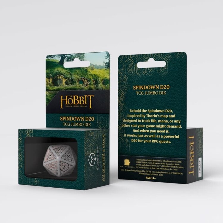 THE HOBBIT SPINDOWN D20 - RADIANT TCG JUMBO DIE