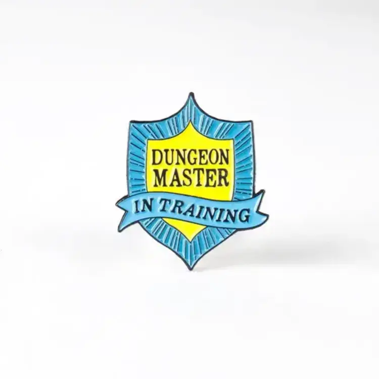 DUNGEON MASTER IN TRAINING ENAMEL PIN