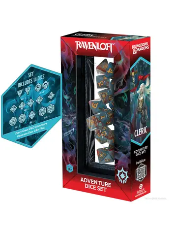 D&D ADVENTURE DICE SET RAVENLOFT CLERIC