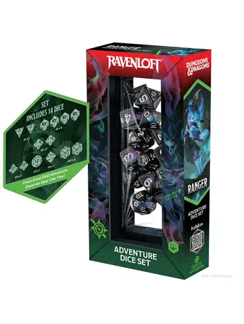 D&D ADVENTURE DICE SET RAVENLOFT RANGER