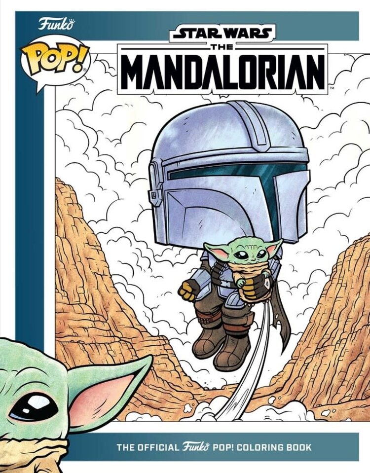 INSIGHT EDITIONS STAR WARS THE MANDALORIAN TP THE OFFICIAL FUNKO POP COLORING BOOK