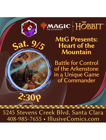 MTG THE HOBBIT MAGIC PRESENTS: HEART OF THE MOUNTAIN 9/5 @ 2;30PM