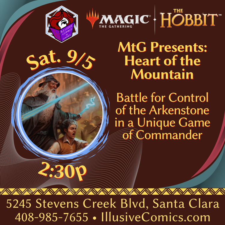 MTG THE HOBBIT MAGIC PRESENTS: HEART OF THE MOUNTAIN 9/5 @ 2;30PM