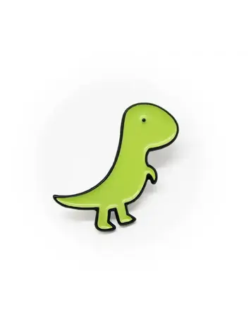 MARSHMALLOW DINOSAURS ENAMEL PIN T-REX