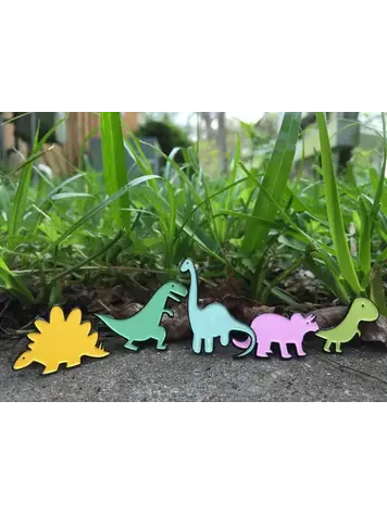 MARSHMALLOW DINOSAURS ENAMEL PIN BRONTOSAURUS
