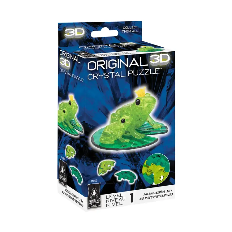 3D CRYSTAL PUZZLE FROG