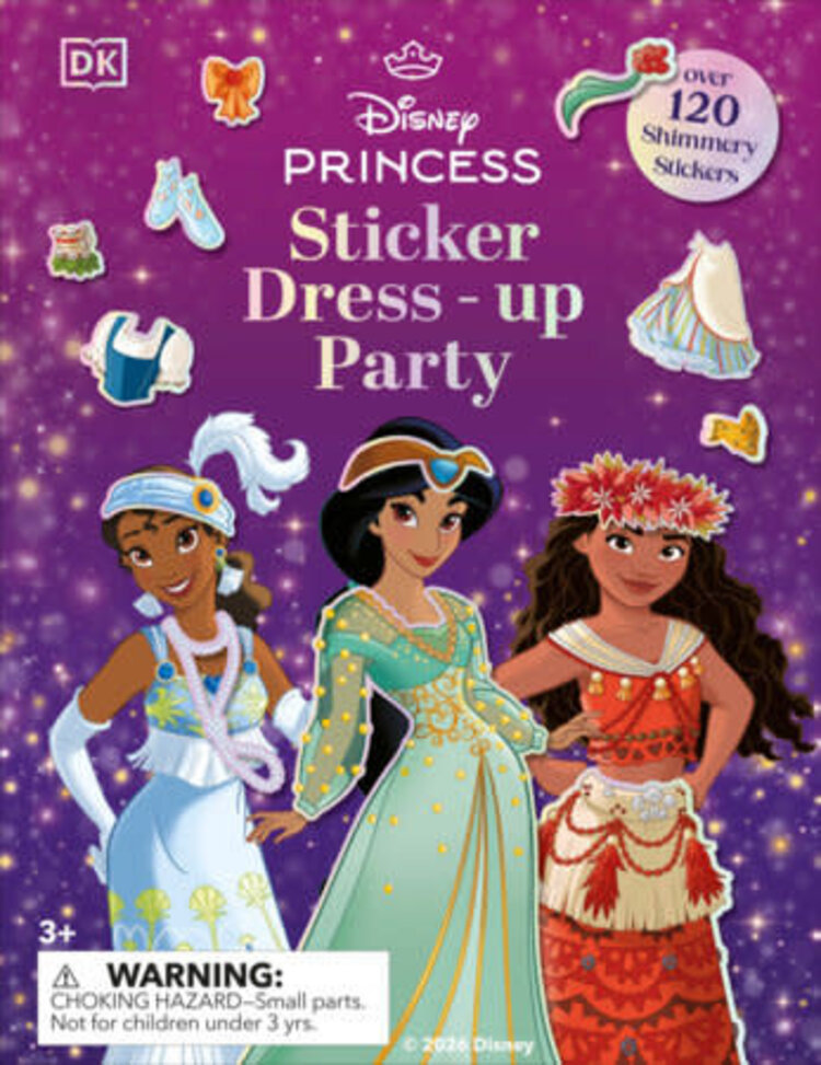 DK PUBLISHING CO DISNEY PRINCESS STICKER DRESS-UP PARTY