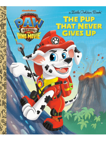 GOLDEN BOOKS PAW PATROL THE DINO MOVIE THE PUP THAT NEVER GIVES UP LITTLE GOLDEN BOOK