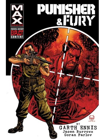 MARVEL COMICS PUNISHER & FURY MAX BY GARTH ENNIS OMNIBUS HC JACEN BURROW VARIANT [DM ONLY]