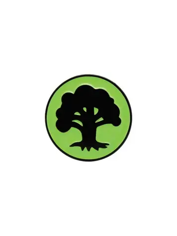 MAGIC THE GATHERING MANA ENAMEL PIN GREEN