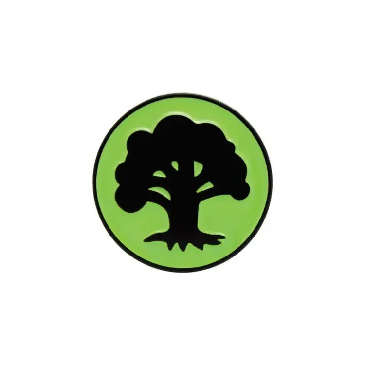 MAGIC THE GATHERING MANA ENAMEL PIN GREEN