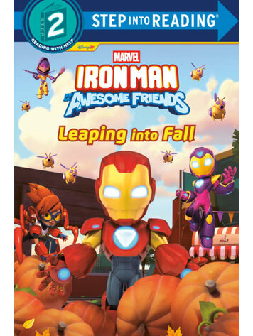 PENGUIN RANDOM HOUSE IRON MAN & HIS AWESOME FRIENDS LEAPING INTO FALL SC STEP INTO READING STEP 2