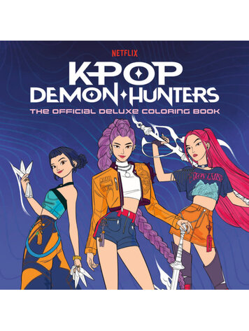 PENGUIN RANDOM HOUSE KPOP DEMON HUNTERS THE OFFICIAL DELUXE COLORING BOOK