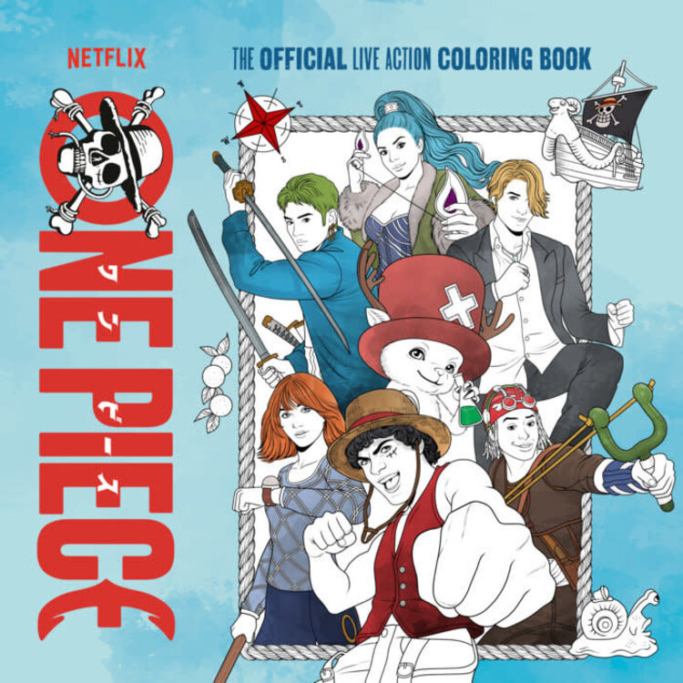 PENGUIN RANDOM HOUSE ONE PIECE THE OFFICIAL LIVE ACTION COLORING BOOK