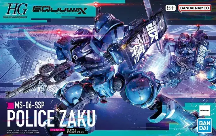 BANDAI GUNPLA HGGQX 02 MS-06-SSP POLICE ZAKU