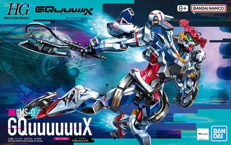 BANDAI GUNDAM HGGQX 01 GMS-Ω GQUUUUUUX GUNPLA