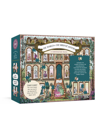 CLARKSON POTTER WORLD OF THE BRONTE SISTERS A CONVERSATION PUZZLE 500 PIECE