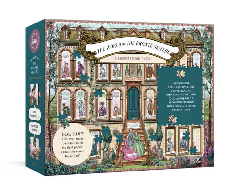CLARKSON POTTER WORLD OF THE BRONTE SISTERS A CONVERSATION PUZZLE 500 PIECE