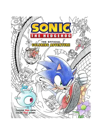 INSIGHT EDITIONS SONIC THE HEDGEHOG TP THE OFFICIAL COLORING ADVENTURE INSIGHT EDITIONS SONIC THE HEDGEHOG TP THE OFFICIAL COLORING ADVENTURE