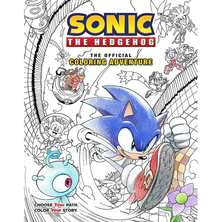 INSIGHT EDITIONS SONIC THE HEDGEHOG TP THE OFFICIAL COLORING ADVENTURE