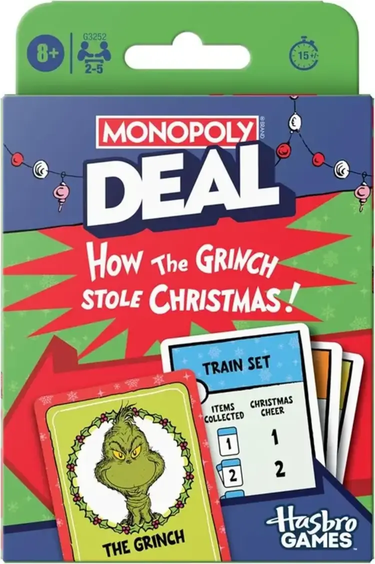 HASBRO MONOPOLY DEAL THE GRINCH
