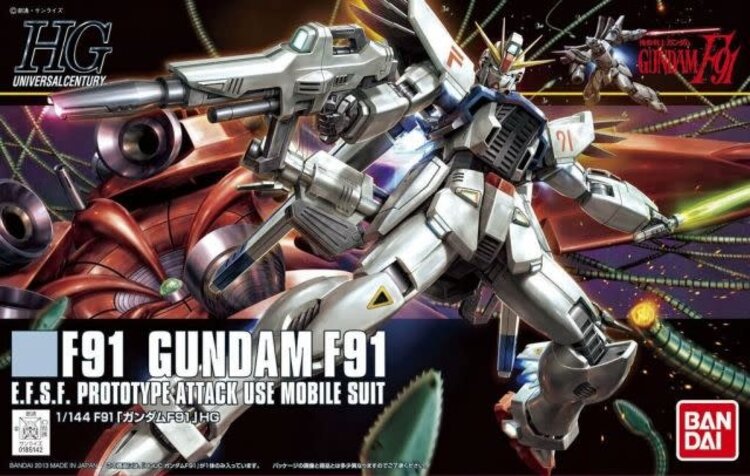 BANDAI GUNPLA HGUC 167 GUNDAM F91