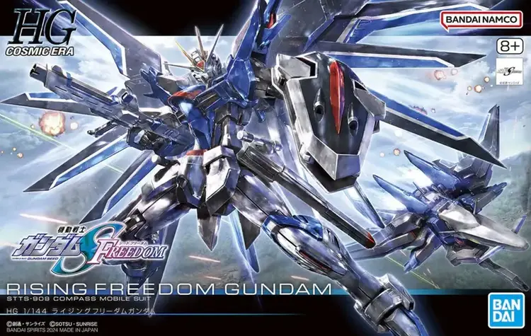 BANDAI GUNDAM HGCE 243 RISING FREEDOM GUNDAM GUNPLA