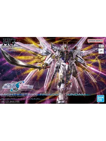 BANDAI GUNPLA HGCE 250 MIGHTY STRIKE FREEDOM GUNDAM
