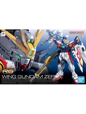 BANDAI GUNDAM RG 43 WING GUNDAM ZERO GUNPLA