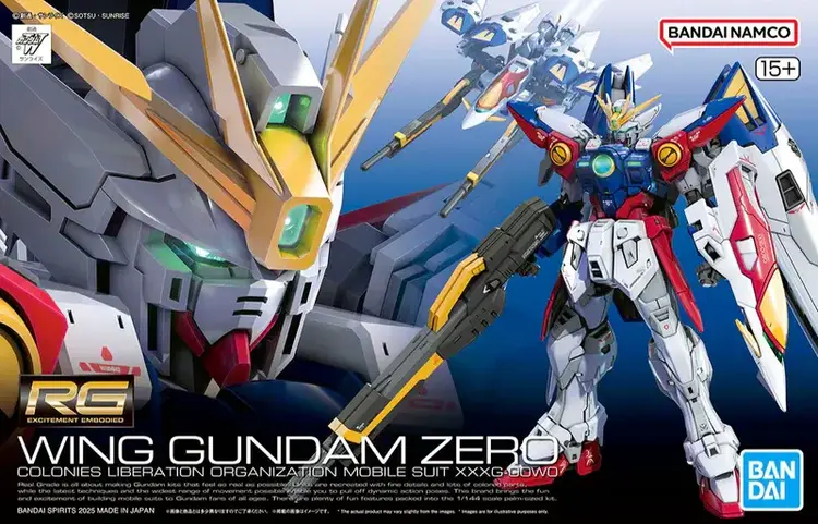 BANDAI GUNDAM RG 43 WING GUNDAM ZERO GUNPLA