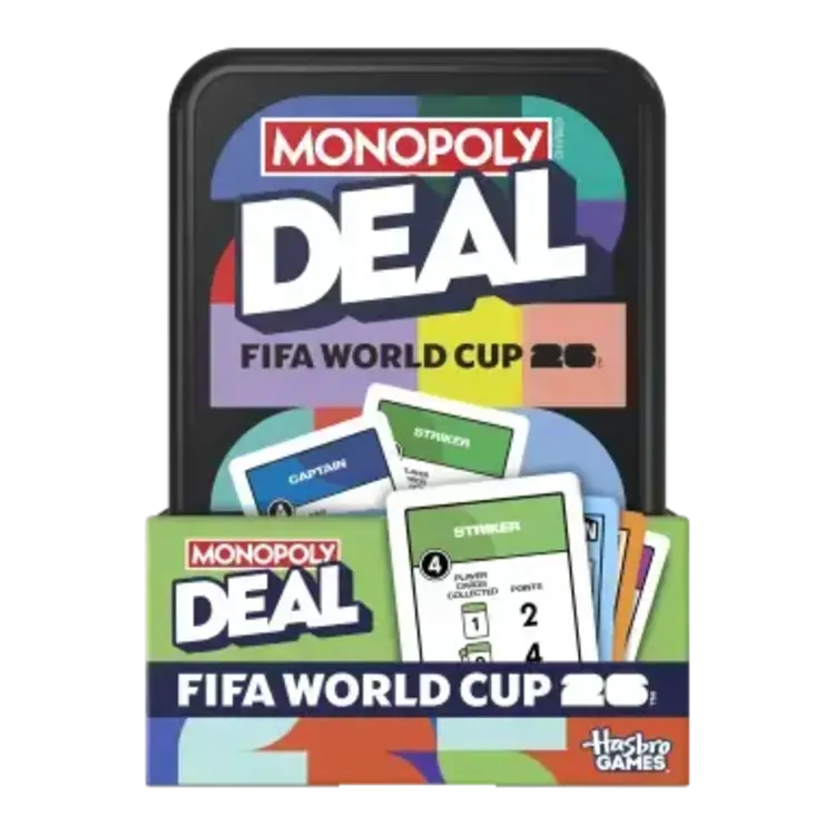 HASBRO MONOPOLY DEAL FIFA WORLD CUP 26