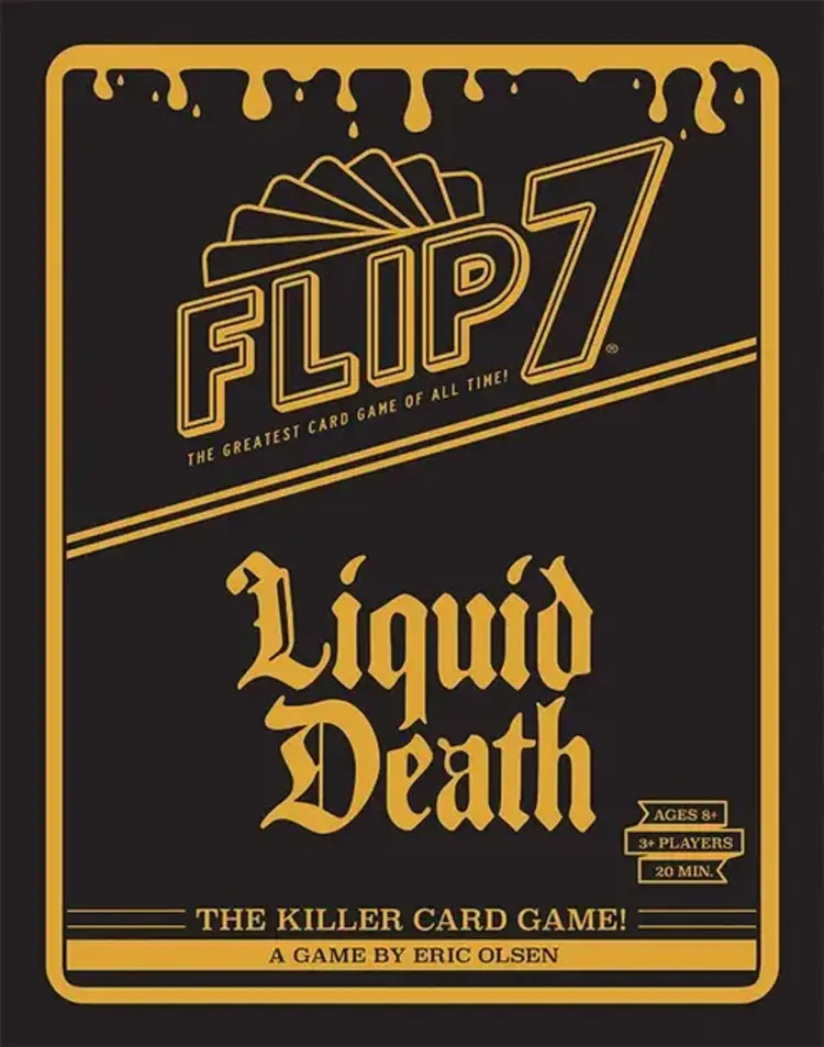 FLIP 7 LIQUID DEATH TUCKBOX
