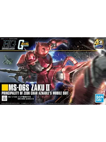 BANDAI GUNPLA HGUC 234 MS-06S ZAKU II (REVIVE)