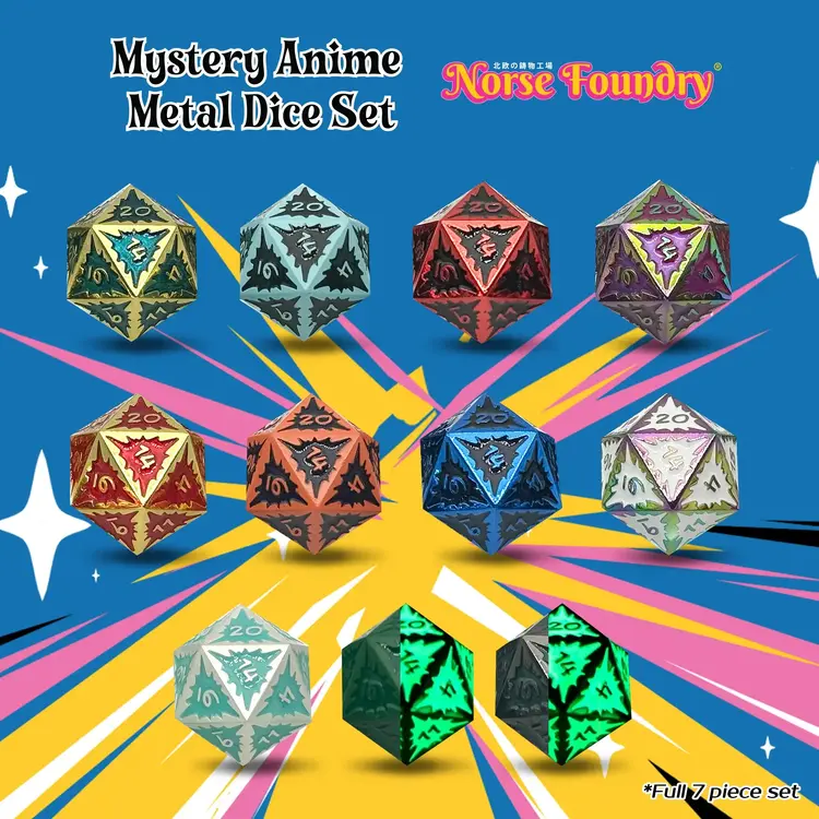 NORSE FOUNDRY ANIME MYSTERY DICE SET
