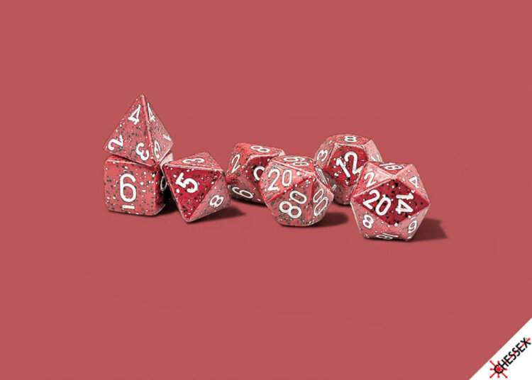 CHESSEX CHX 25374 7CT POLYHEDRAL SET LAVA STONE